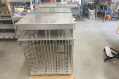 Průmyslové topné těleso pro ohřev vzduchu 4×70 kW – pohled 1